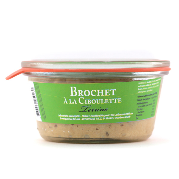 Brochet à la ciboulette, fondue d'échalote