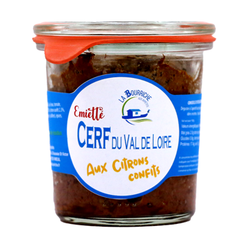 Émietté du cerf du Val de Loire aux citrons confits 100g
