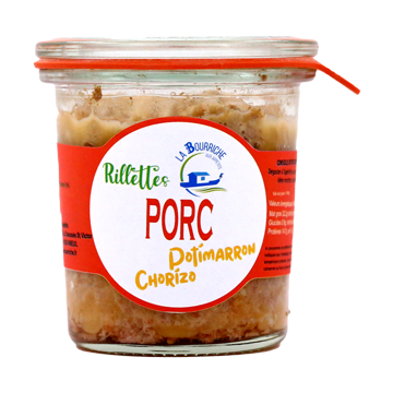 Rillettes porc potimarron, chorizo 100g