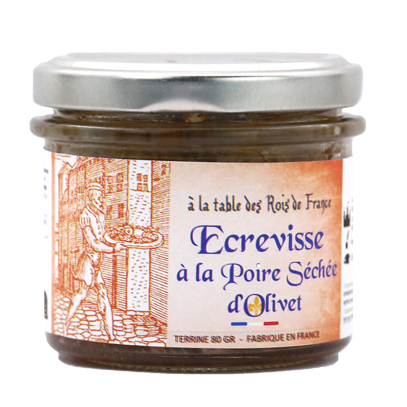 Écrevisse à la poire séchée d'Olivet 80g